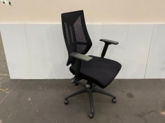 Professional Ergonomic Extra-Heavy-Duty Mesh Office Chair Black - 2