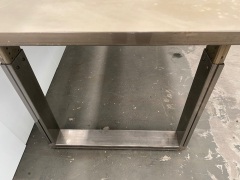 Limited Edition Heavy Duty Industrial Style Steel Desk (Dark Grey) 2000L x 900W - 3