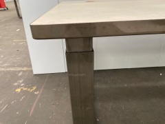 DNL Limited Edition Heavy Duty Industrial Style Steel Desk (Light Grey) 1810 L x 900W - 2
