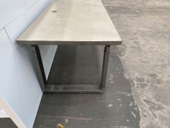 Limited Edition Heavy Duty Industrial Style Steel Desk (Dark Grey) 1810 L x 900W - 2