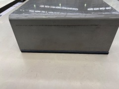 Heavy Duty Industrial Design Computer stand (6mm steel grey hammer tone finish) - 3