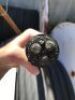 3 x Rolls of large cable reels of high voltage cable - 5