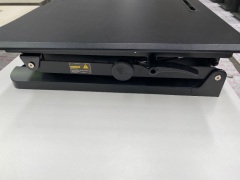 Stand Up Desk Adjustable (Black) 880 W x 600 D - 3