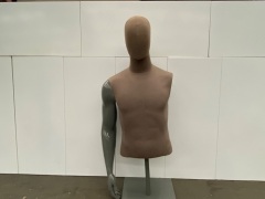 G - Raw Branded Mannequin (Male -one arm)