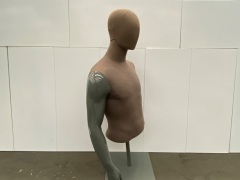 G - Raw Branded Mannequin (Male -one arm) - 2