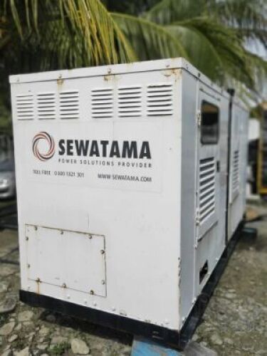 Used - 1995 Caterpillar 3208 Sound Proof 140 KVA - 02HG00453 (Depo Balikpapan, Kalimantan )