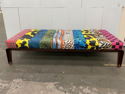 Extremely Rare Limited Edition Designer Steel Chaise Lounge