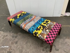 Extremely Rare Limited Edition Designer Steel Chaise Lounge - 2