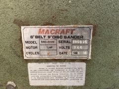 MACRAFT Disc & Belt Sander - 5