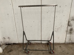 Industrial design mobile garment racks 1100mm L x 1550mm H