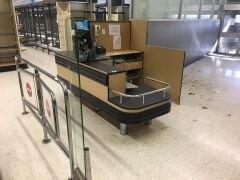 Supermarket Checkout Counter Single Booth - 3