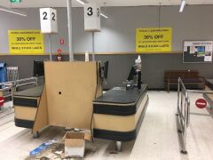 Supermarket Checkout Counter Twin Booth - 2