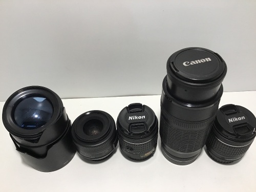 Bulk Lot - Nikon DSLR Camera Lenses