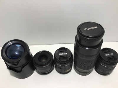Bulk Lot - Nikon DSLR Camera Lenses