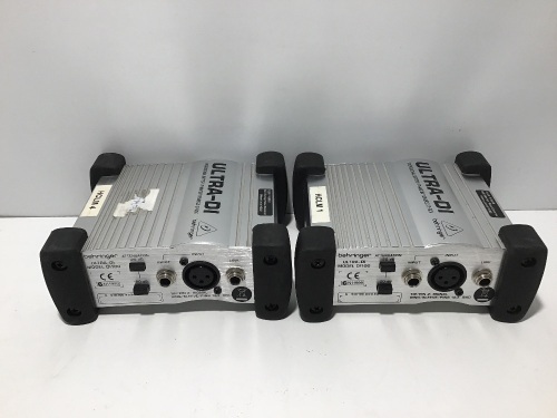Twin Pack - 2 x Behringer DI100 Powered DI Box