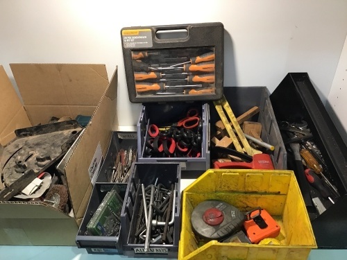 Box of Misc. Tools