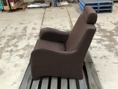 irest leather chair (interior ripped front of chair) - 3