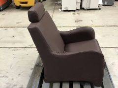 irest leather chair (interior ripped front of chair) - 5