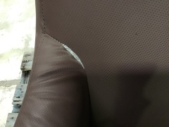 irest leather chair (interior ripped front of chair) - 6