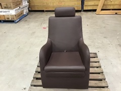irest leather chair (dirt marks) - 2