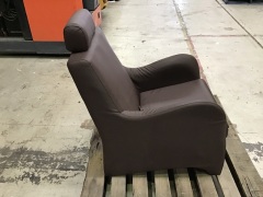 irest leather chair (dirt marks) - 5