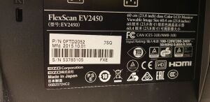 Eizo FlexScan EV2450 23.8" 16:9 IPS Monitor - 3