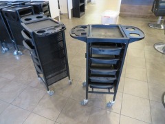 2 x Mobile Multi Drawer Work Trolley's, 420 x 370 x 920mm H - 2
