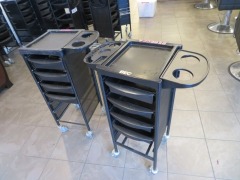 2 x Mobile Multi Drawer Work Trolley's, 420 x 370 x 920mm H - 3