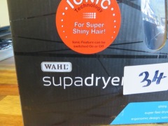 Wahl Supadryer Hair Dryer, 240 volt. New in Box - 2