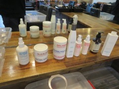 Tub containing Hair Products including; Eleven Aust Styling Pastes, Eleven Aust Detangle Sprays - 2