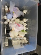 Tub containing Hair Products including; Eleven Aust Styling Pastes, Eleven Aust Detangle Sprays - 6