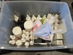 Tub containing Hair Products including; Eleven Aust Styling Pastes, Eleven Aust Detangle Sprays - 8