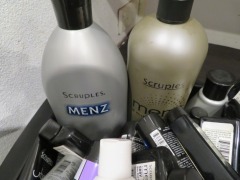 Scruples Menz assorted Hair Colours & Treatments in Tray. Approx 40 items - 6