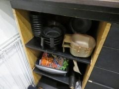 Assorted Hair Care Products and Rollers (Contents of Storage Cabinets) - 3