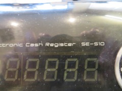 Casio Electronic Cash Register, Model: SE-510, 240 volt, with Keys - 3