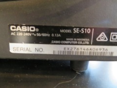 Casio Electronic Cash Register, Model: SE-510, 240 volt, with Keys - 5