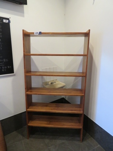 5 Tier Timber Shelf Unit