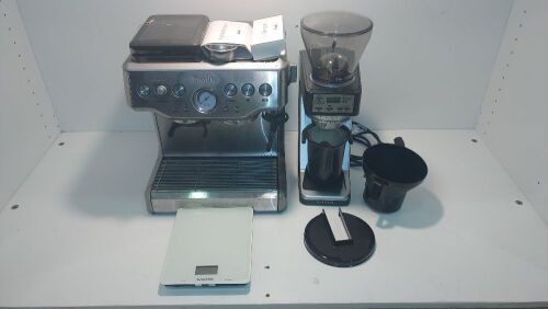 Breville Coffee Machine & Baratza Sette 30AP Coffee Grinder