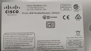 Cisco 4221 Integrated Services Router - 3