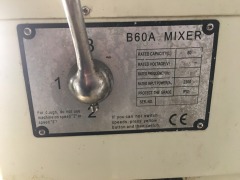 Maestro 60 Litre Spiral Mixer, Model: B60A, 3 Phase Plug - 3