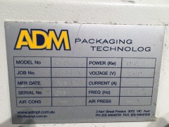 ADM Carton Taper, Model: ADM-A50, Date: 2012 - 2