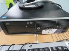 Hewlett Pakcard Compaq 6300 CPU Core i5 with Viewsonic 22" Monitor 2246M-LED, Keyboard & Mouse - 2
