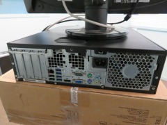 Hewlett Pakcard Compaq 6300 CPU Core i5 with Viewsonic 22" Monitor 2246M-LED, Keyboard & Mouse - 5