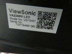Hewlett Pakcard Compaq 6300 CPU Core i5 with Viewsonic 22" Monitor 2246M-LED, Keyboard & Mouse - 7