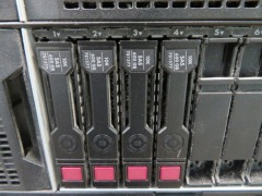 Hewlett Packard Enterprise Server, Model: TPS-F015, Storage U nit with 4 SAS 600 GB Drives, 440 x 730 x 220mm H - 3