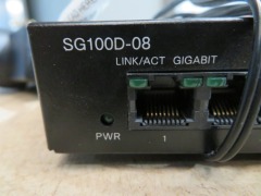 Cisco SG10-16, 16 Port Gigabit Switch, 240 volt & Cisco SG100D, 8 Port Gigabit Desktop Switch - 5