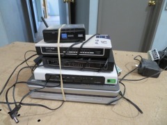 Assorted Routers & Switches, 2 x Routers, 3 x Switches. All with Power Supply - 2