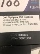 Dell Optiplex 790 Desktop CPU Intel Core i5 - 2400 - 3