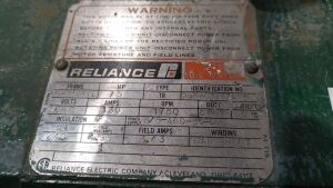 Reliance A.C. Tachometer Generator Type RE-045 - 6