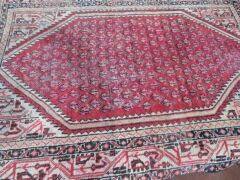 Persian Rug, KGDPZ23U, Red, Black, & Cream Sad Oriental Carpets, 1890mm L x 1210mm W - 3